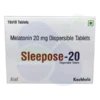 Melatonin 20mg Sleepose-20